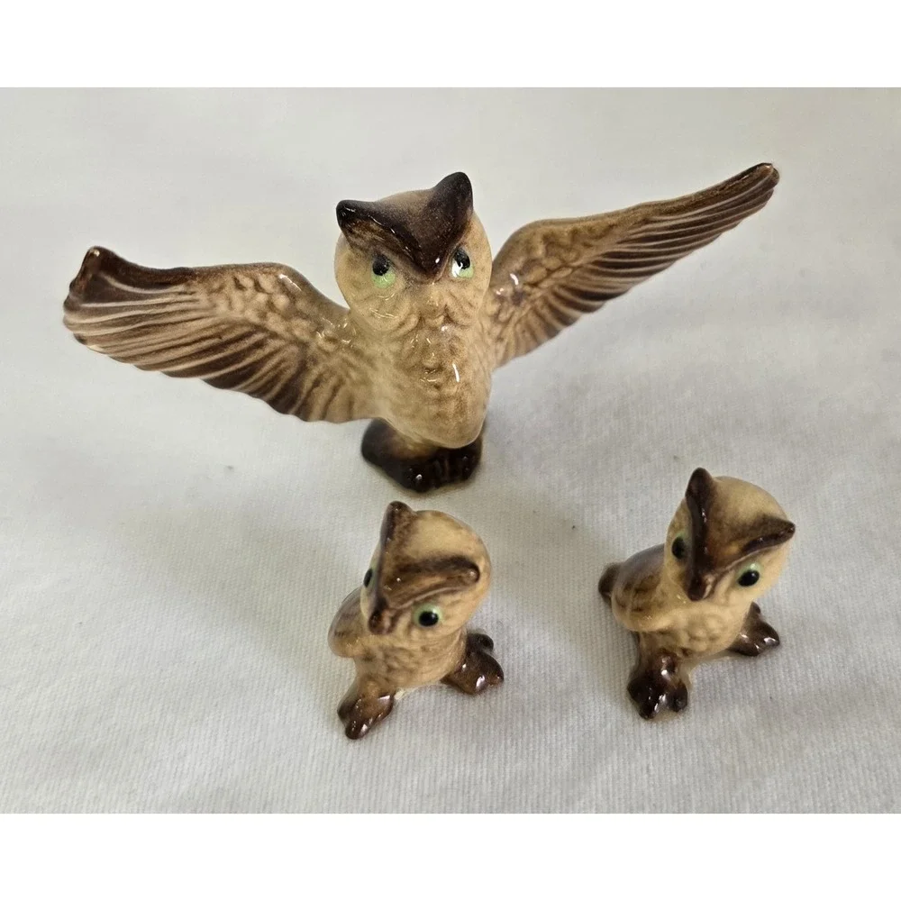 Owl Mini Figures‎ Set Of 7